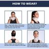 Wonder Care Жесткий шейный воротник Пластиковый бандаж для поддержки шеи Регулируемый по высоте воротник Бандаж для поддержки шеи Выравнивание и поддержка для женщин и мужчин Размер- M