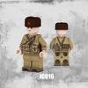 Военный строительный блок миниатюрный Народно-освободительная армия восьмой маршрут пехота армейская игрушка из мелких частиц мозаика сумка может быть выбрана