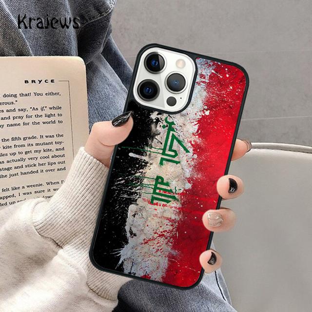 Iraqi Iraq Flag Soft Phone Case For iPhone 17 Air 16 15 14 Max Plus 11 12 13 Pro Max Phone Cover coque Fundas