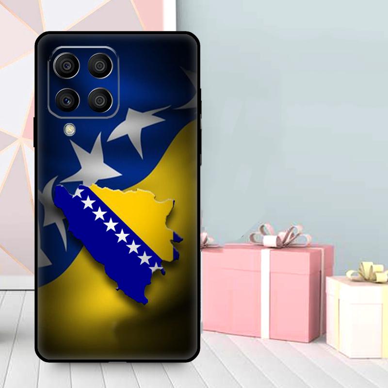 Чехол с флагом Боснии для Samsung Galaxy M36 M12 M52 M06 M16 M56 M33 M15 M55 M31 M13 M14 M53 M32 M35 M34 M54