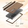 Матовый чехол-бампер Candy Color из поликарбоната с защитой шарнира, Full Body, для Samsung Galaxy Z Fold 7 6 5 4 3 2 5G, с закаленным стеклом