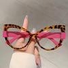 Butterfly Designer Trends Frame Multicolor Non-prescription Women Eyewear Fashion Brand Decoration Glasses for Lady