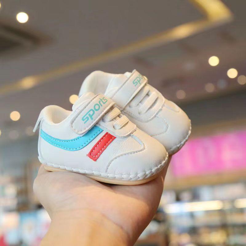 Детская обувь От 0 до 1 года, кроссовки для мальчиков и девочек, хлопковая мягкая противоскользящая подошва, повседневная обувь для новорожденных, первые ходунки для малышей