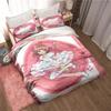 3D Печать Аниме Cardcaptor Sakura Комплект Постельного Белья Спальня Мягкое Современное Покрывало Удобное Мягкое Пододеяльник Удобный Чехол для Одеяла И Наволочка