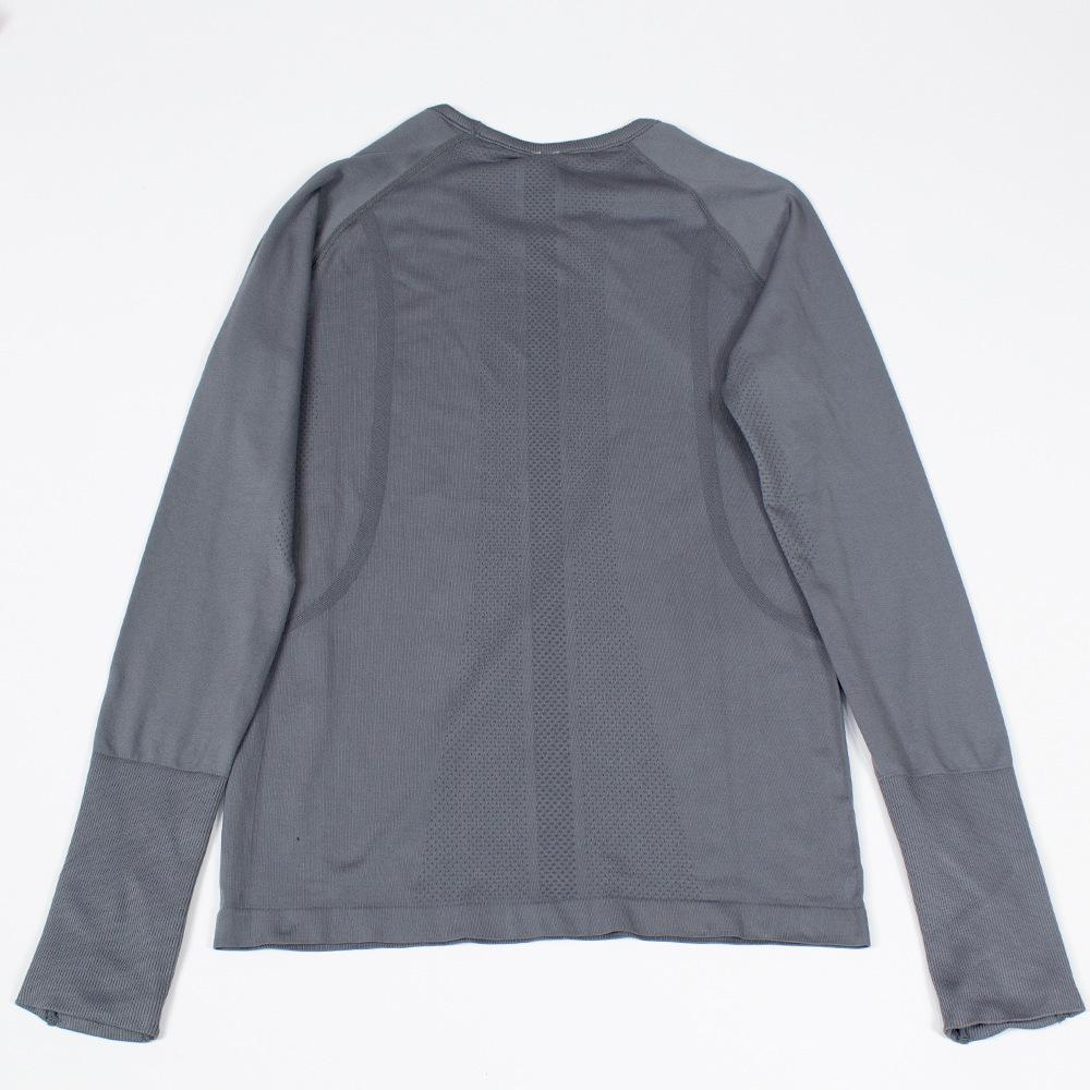 Женская бесшовная футболка для йоги с высокой эластичностью 2.0 - быстросохнущая, с длинным рукавом, спортивная одежда