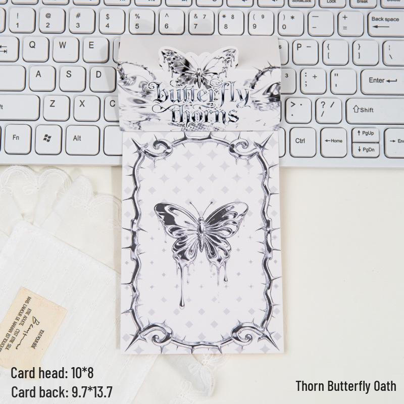 Самоклеящийся милый набор пакетиков для упаковки карточек для маленьких карточек