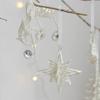 White Angel Fairy Pendant Glitter Xmas Tree Hanging Ornaments DIY Xmas Home Decoration