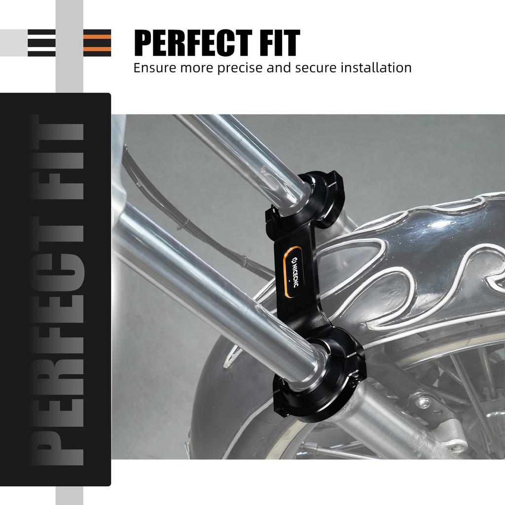 Motorcycle Fork Brace Stabilizer For Harley Iron 1200 XL1200NS 2018-2020 Iron 883 XL883N 09-14 72 XL1200V 12-17 48 XL1200X 10-15