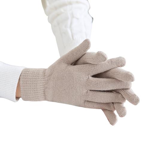 Зимние вязаные перчатки женские утолщенные теплые перчатки дышащие велосипедные перчатки с ветрозащитными эластичными манжетами для бега по делам вождения