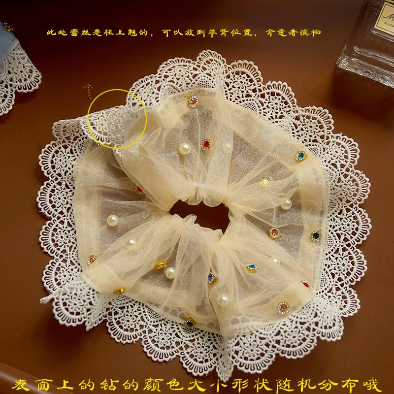 Xinjiang Ethnic Style Beaded Embroidered Hat Fluffy Sheep Plush Toy Chinese Cultural Souvenir Stuff Toy Creative Bag Charm Gift