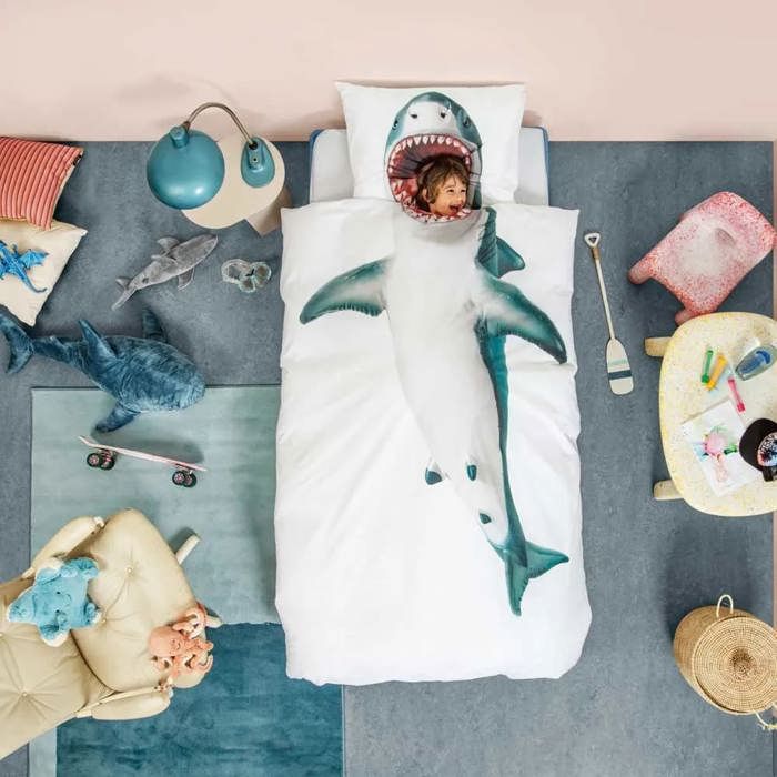 Snurk Parure de lit Requin 135 x 200