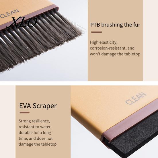 Household Table Cleaning Tool Small Broom And Dustpan Set, Desktop Keyboard Sofa Gap Handheld Countertop Sweeping Set Sweeper, Compact Scratch-Free