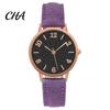 Round Dial Casual Watch Women Faux Leather Strap Watch, Quartz Lightweight Watches Ladies Formal Wristwatch, Gifts for Her Fashion Accessory