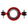 Driveshaft Center Support Bearing Carrier Aluminum Alloy Rubber Replacement for WK2 Grand Cherokee 2011+ Red