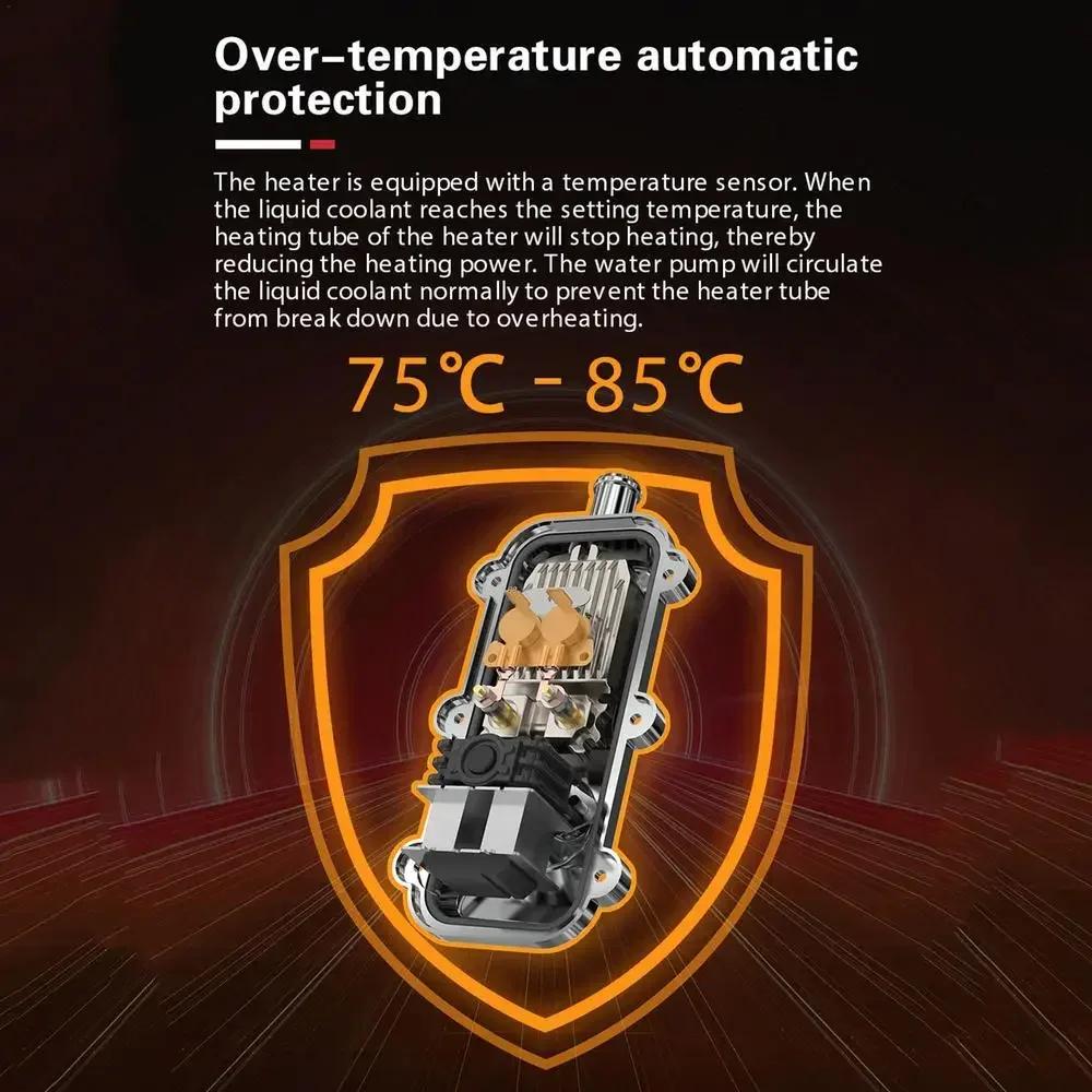 3000W 220V Diesel Preheater Engine Coolant Heater Parking Anti Freeze Protection For Vehicle Winter Cold Start Solution