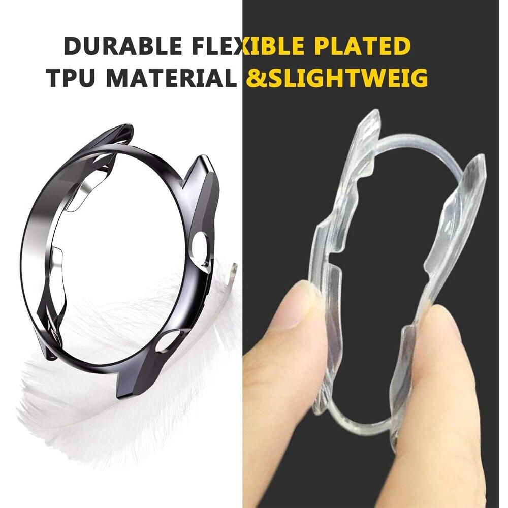 Чехлы для samsung galaxy watch 6 classic 47 мм 43 мм, чехол galaxy watch 6 5 44 мм 40 мм 5 pro 45 мм, мягкий защитный чехол из ТПУ