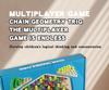 Wooden Geometric Triangle Chess Board – Parent-Child Interactive Educational Game for Kids