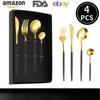 Stainless Steel Cutlery Knife Fork and Spoon 4-piece Steak Knife Gift Box Cutlery
