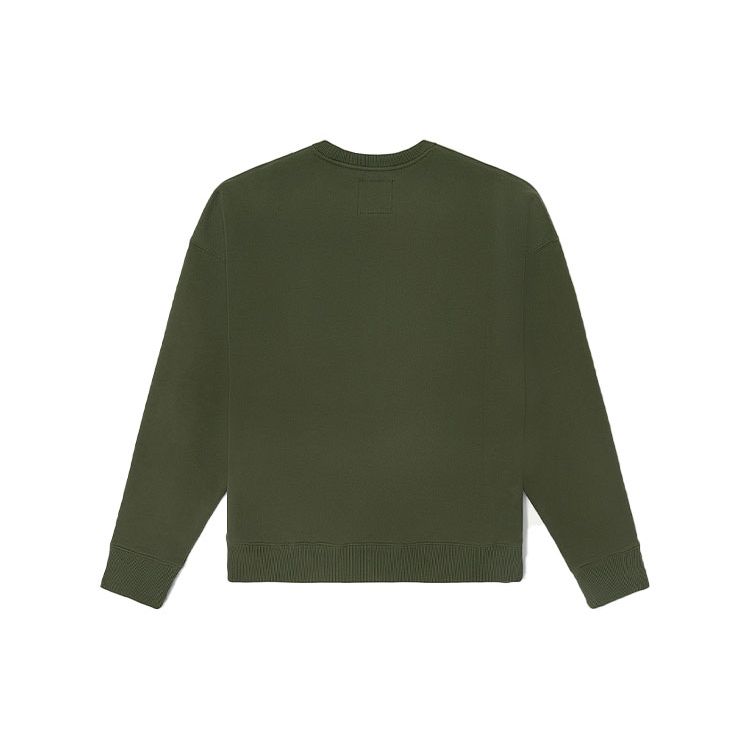 Vans Винтажный карманный однотонный пуловер, толстовка мужская, армейско-зеленая VN0A54O6KCZ