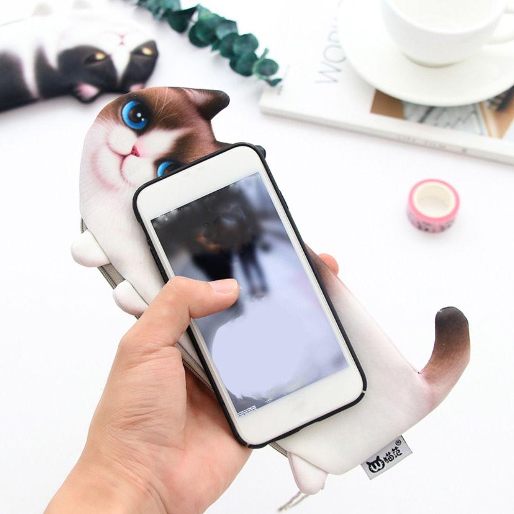 Funny Large Capacity Learning Office Supplies Pen Storage Stationery Bag Pencil Case Pen Bag