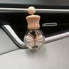 1pc Car Butterfly Glass Bottle, Reusable Car Essential Oil Diffuser, Empty Glass Bottle Pure Decoration Car Accessories