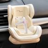 For Labubu Car Safety Seat Cartoon Chair Model Car Doll Decorative Item Car Interior Accessories Storage Gift for Labubu Fan