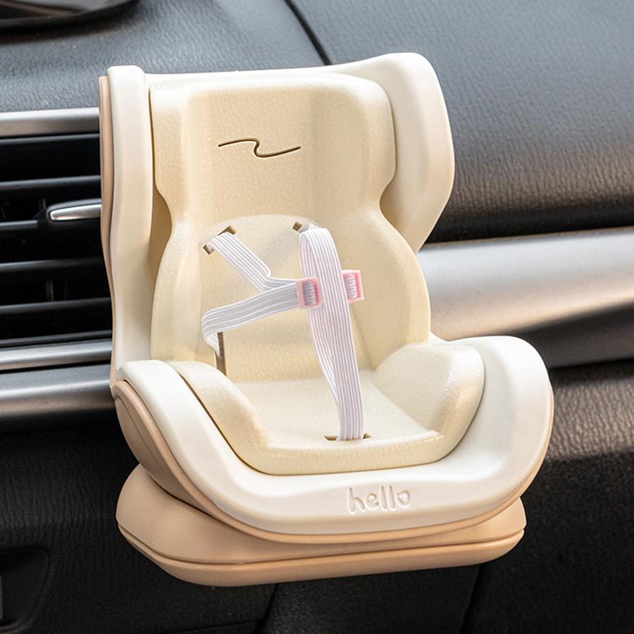 For Labubu Car Safety Seat Cartoon Chair Model Car Doll Decorative Item Car Interior Accessories Storage Gift for Labubu Fan