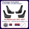 Автомобильные брызговики для Nissan Leaf ZE0 2011 2012 2013 2014 2015 2016 2017 брызговики брызговики Fender авто