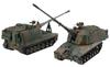 Fujimi Model 1/72 Military Series No. 11 EX-1 Japan Ground Self-Defense Force Type 99 Self-Propelled 155mm Howitzer (Set of 2 with Crew) 72M-11 EX-1