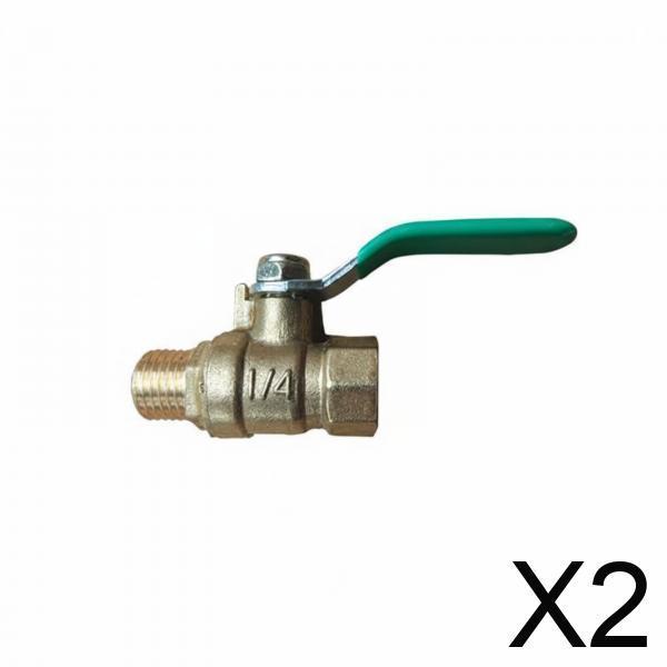 6xCompressor Drain Control Fitting Brass Air Easy to Turn Handle for Workshop 2pt