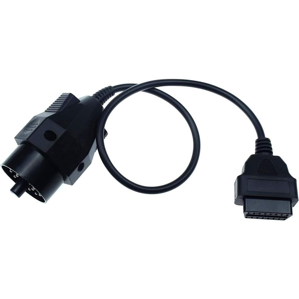 1Pc OBD OBD II Adapter for BMW 20 Pin To OBD2 16 PIN Female Connector E36 E38 E39 E46 E53 for BMW 20pin