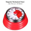 Stopwatch Alarm Clock Visual Timer with Loud Alarm Kitchen Timer Small Mechanical Timer  Household