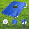 Bean Bags Toss Game Set Kids Toys Portable Cornhole Set with 1 Cornhole Game Board and 6 Bean Bags Yard Toss For Children's Gift
