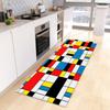 Геометрический кухонный ковер, коврик для двери, спальня, детская гостиная, ковер с татами, коридор, нескользящий коврик