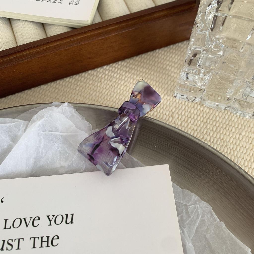 Корейские заколки для волос для женщин, красочные маленькие банты, заколка для волос из ацетата для укладки, заколка-уточка для волос для девочек, аксессуары для волос, новые