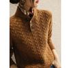 Xiaoxiangfeng Long-sleeved Sweater In Winter New Women's Thickened Stand-up Collar Bottoming Sweater