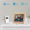 Wireless Weather Station Air Pressure Electronic Forecast Indoor Outdoor Sensor Thermometer Hygrometer Digital Alarm Clock