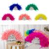 Chinese Hand Fan Feather Palaces Fan for Costume Props Party Dancing Performances Props Wedding Decorations Travel