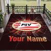 Custom Text Printed Rug PSV Eindhoven FC Non Slip Floor Carpet For Home Room Decor