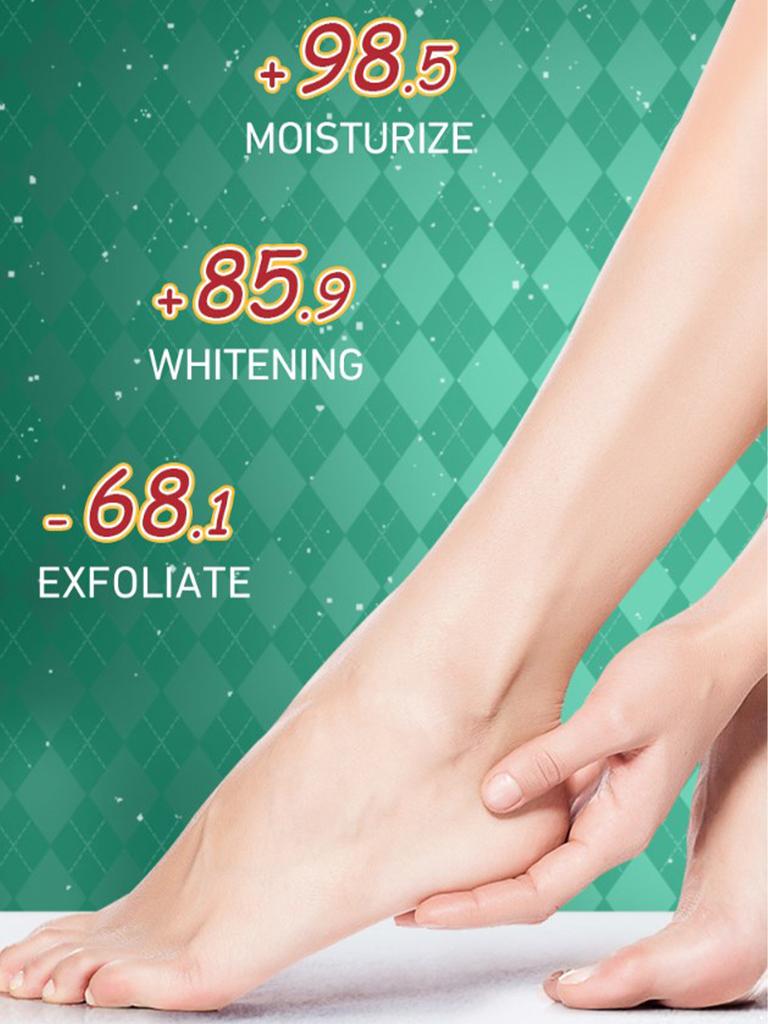 10 Pairs Christmas Gift Set: Moisturizing & Exfoliating Foot & Hand Mask for Dry Skin for Smooth, Soft Hands and Feet