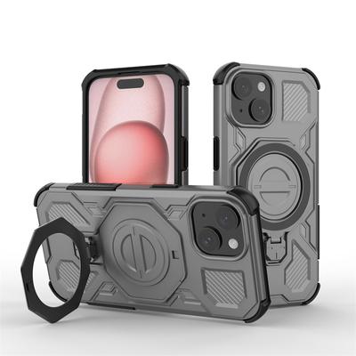 Магнитный бронированный чехол для iphone 15 Чехлы для apple iphone 15 Pro iphone 15 Pro Max Чехол Magsafe Беспроводная зарядка Чехол для телефона
