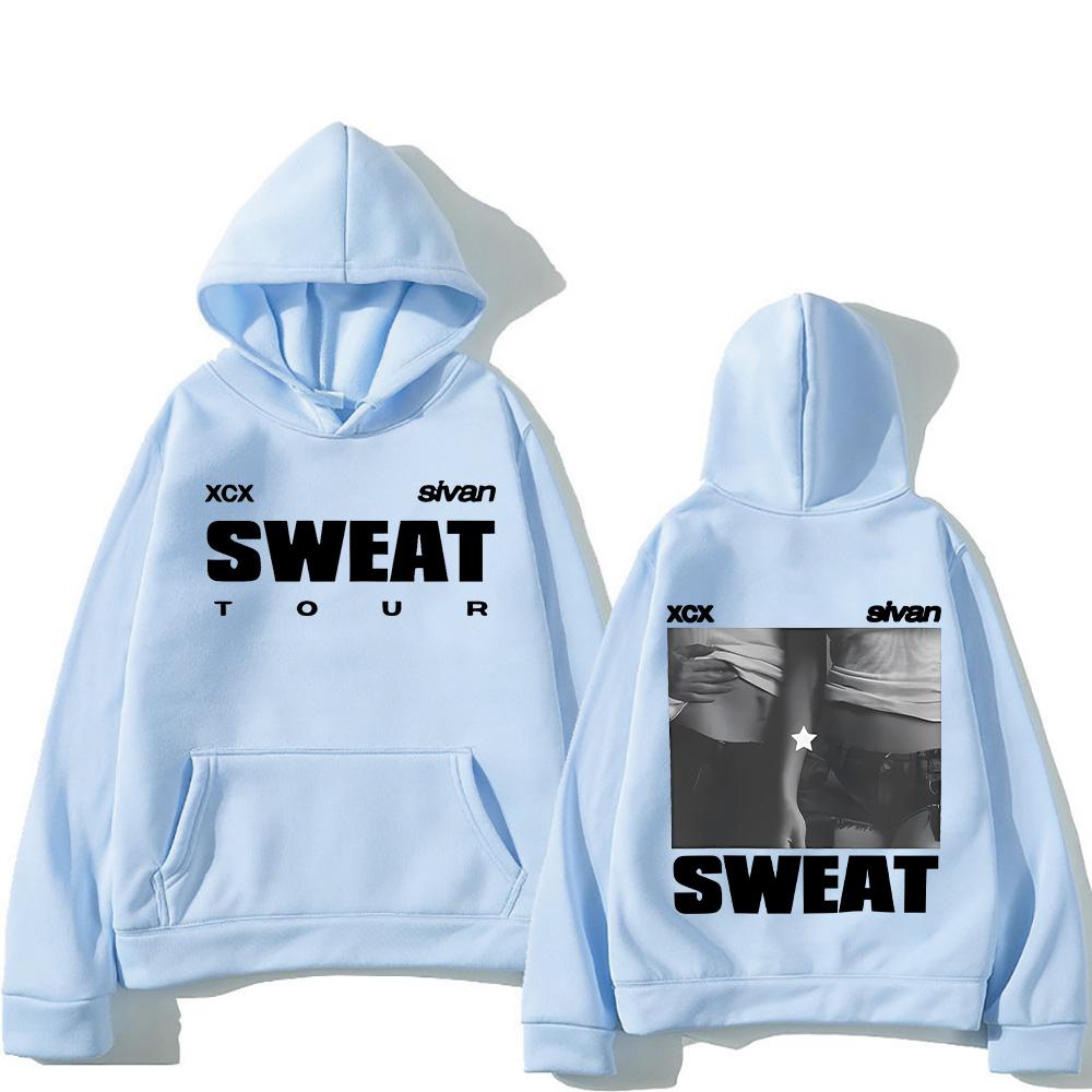 Толстовки в стиле ретро-поп Charli XCX и Troye Sivan Sweat Tour Hoodies Унисекс Новая одежда Осень-зима Модные пуловеры
