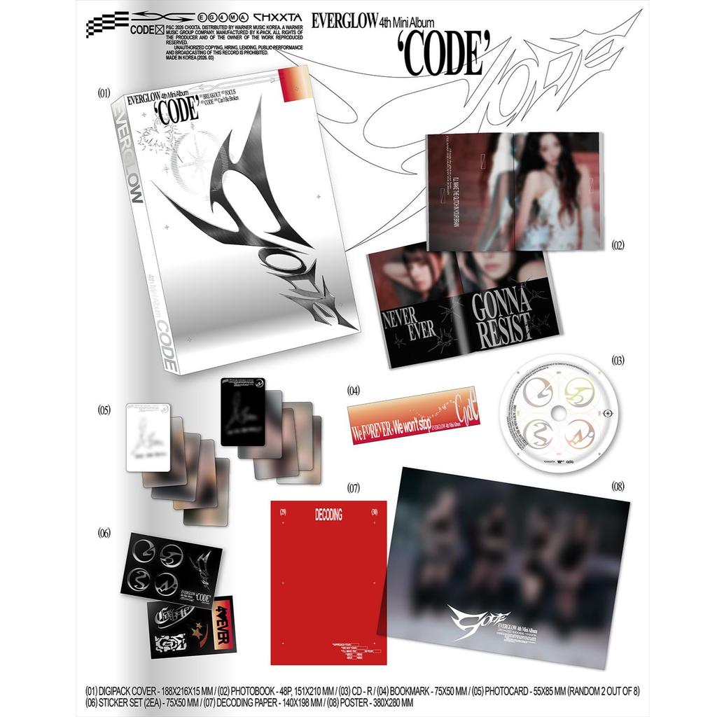 EVERGLOW [CODE] 4-й Мини-ФОТОАЛЬБОМ
