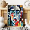 Plakat portret kubizm twarz picasso