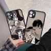 Anime Bungou Stray Dogs Dazai Osamu Phone Case Cover for IPhone 12 11 13 Pro X XS MAX XR 8 7 6 Plus Matte Back Shockproof Cover