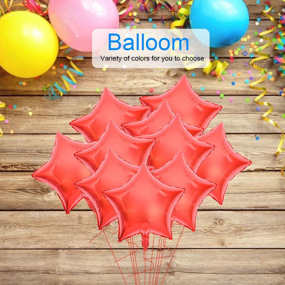 10pcs 10 Aluminum Foil Balloons Party Wedding Birthday Decor