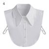 Women Detachable Cotton Blouse False Collar Shirt Fake Collar Lapel Clothes Accessories