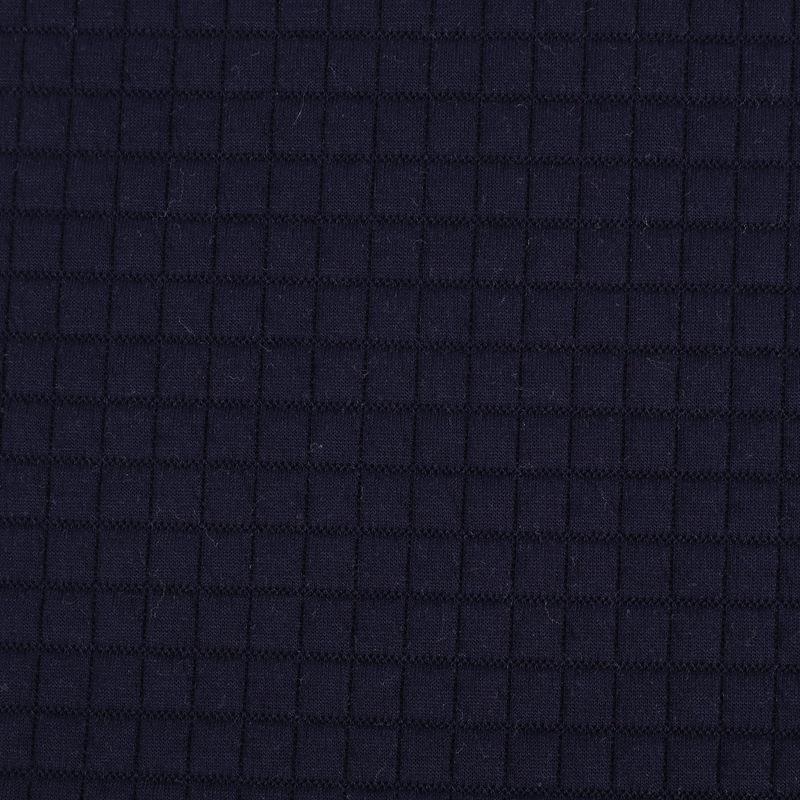 Square Grid Air Layer Jacket: Wire-Padded Polyester-Ammonia Fabric for Casual Home Wear.