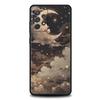 Чехол в стиле комиксов "Луна и Облака" для Samsung A57 A37 A51 A71 A21S A17 A11 A15 A25 A41 A23 A33 A53 A73 A07 A05S A13 A35 A55 5G