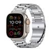 Ремешок из титанового сплава нержавеющей стали для Apple Watch Band Ultra 2 49мм 44мм 45мм 46мм 41мм Браслет iwatch Серии 6/7/8/9/10
